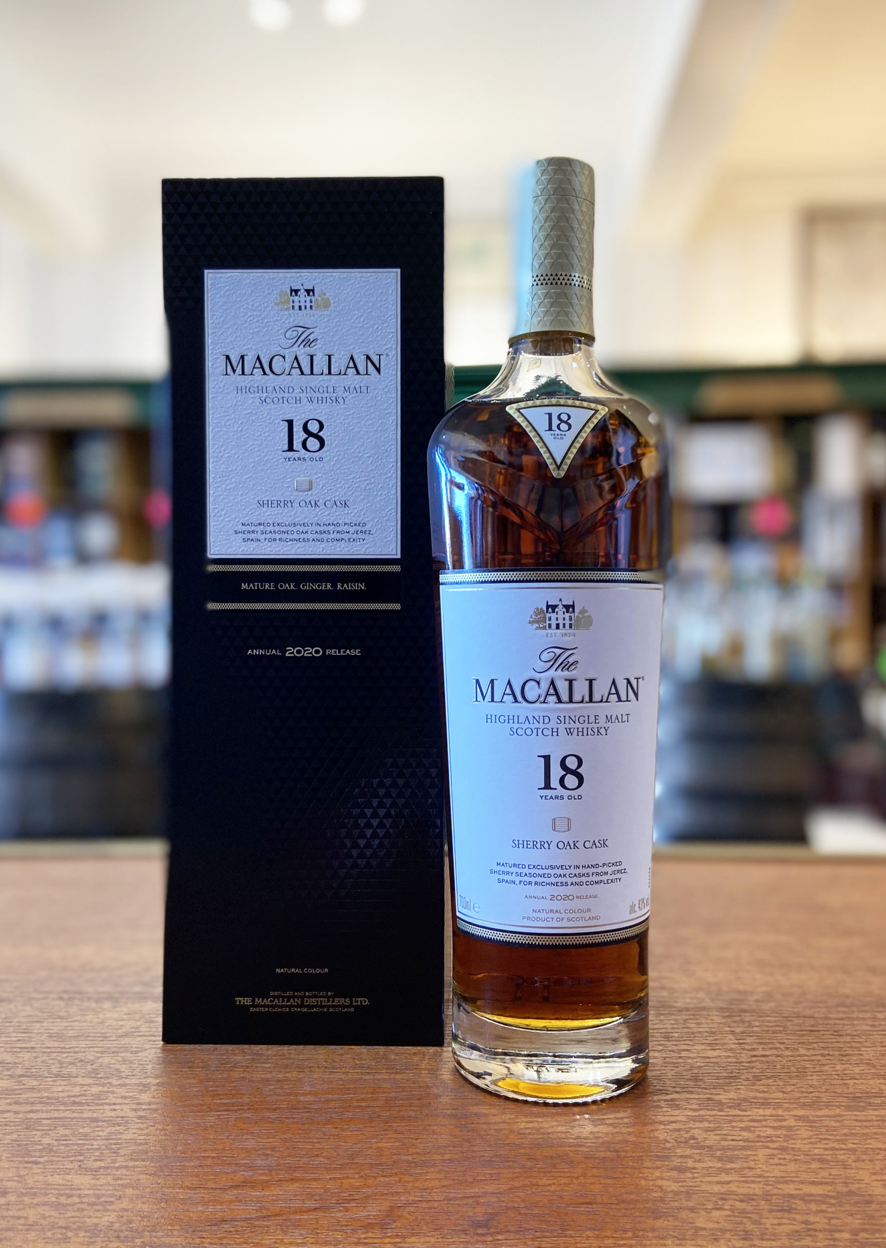 The Macallan Sherry Oak 18 Years Old Scotch Whisky (750ml)