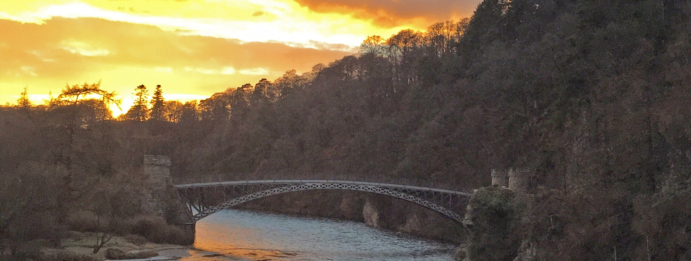 Craigellachie Bridge Sunset